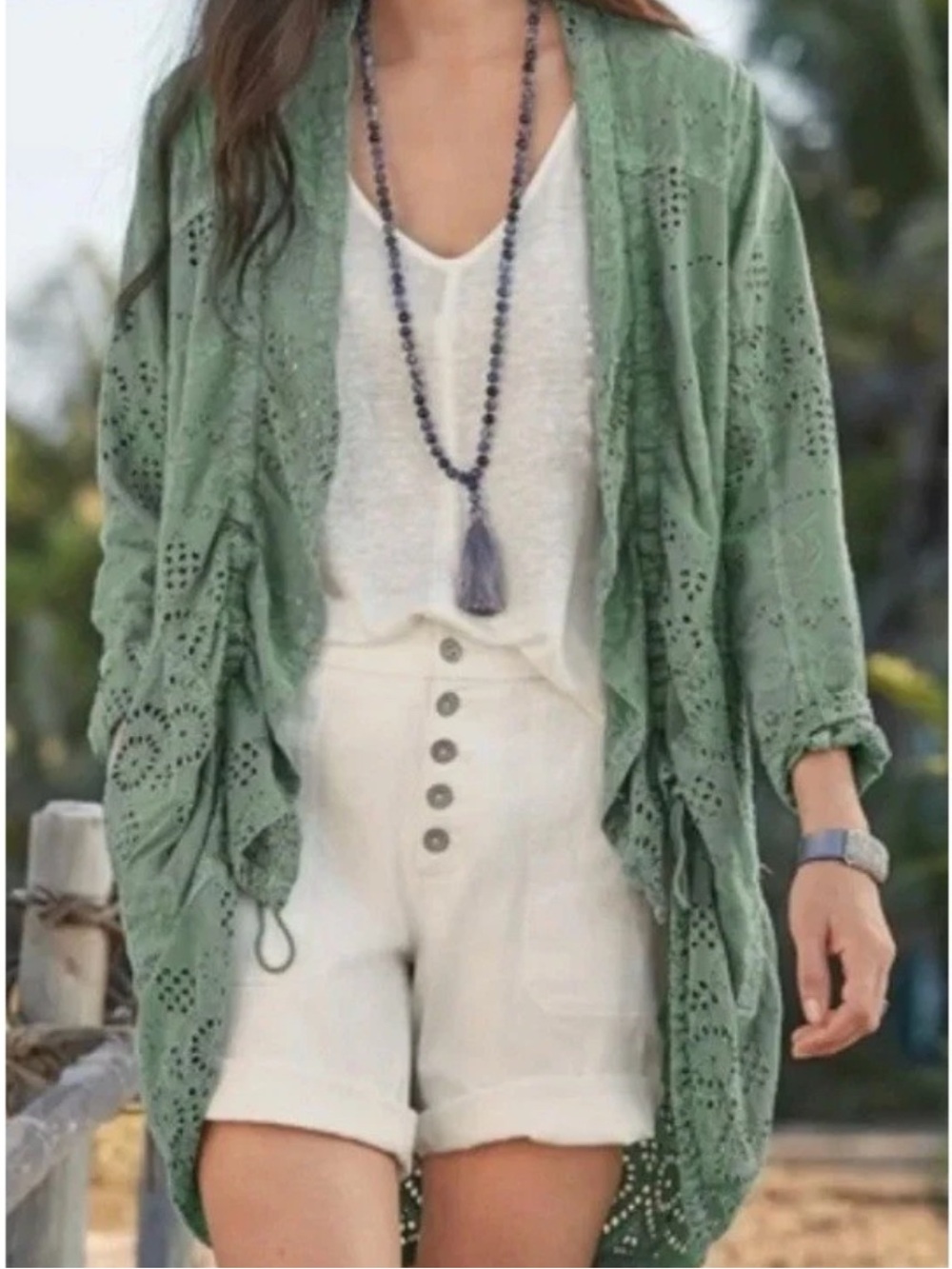 Sundance Sage Green Duster